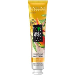 Eveline Cosmetics I Love Vegan Food Mango Salvia Handcrème - Handcrème Eveline Cosmetics I Love Vegan Food Mango Salvia Handcrème - Handcrème