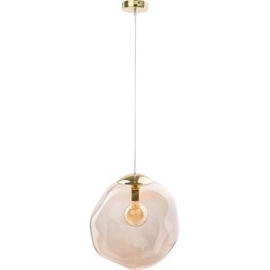 TK Lighting Sol 35cm Globus Pendelleuchte - Schwarz, Bernstein Glas TK Lighting Sol 35cm Globus Pendelleuchte - Schwarz, Bernstein Glas