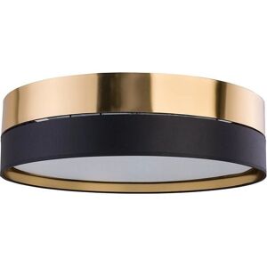 Edit Lighting Soho 4 Light Flush Ceiling Fitting - Black, Gold - Ceiling Light Edit Lighting Soho 4 Light Flush Ceiling Fitting - Black, Gold - Ceiling Light