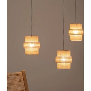 TK Lighting Calisto Pendant Light - Adjustable, 3 E27, Black/Brown TK Lighting Calisto Pendant Light - Adjustable, 3 E27, Black/Brown