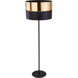 TK Lighting Hilton Floor Lamp with Shade Black/Gold - Floor Lamp TK Lighting Hilton Floor Lamp with Shade Black/Gold - Floor Lamp