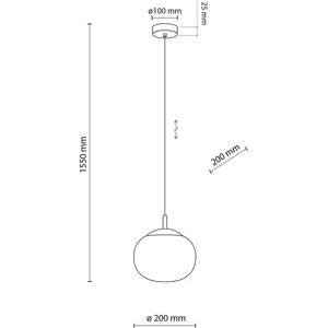 TK Lighting Vibe 20cm Globe Pendant Light - Ceiling Lamp TK Lighting Vibe 20cm Globe Pendant Light - Ceiling Lamp