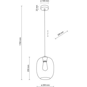 TK Lighting Elio Dome Pendant Ceiling Light - Graphite 1xE27 TK Lighting Elio Dome Pendant Ceiling Light - Graphite 1xE27