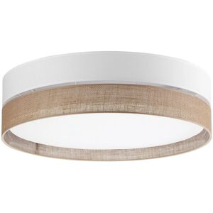 TK Lighting Linobianco 60cm Rustic Jute Ceiling Light - Ceiling Light TK Lighting Linobianco 60cm Rustic Jute Ceiling Light - Ceiling Light
