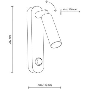 TK Lighting Enza White Wall Light - E27 Modern Design TK Lighting Enza White Wall Light - E27 Modern Design