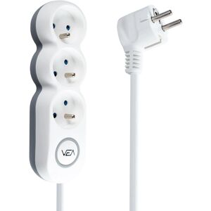 Libox - LB0192-1.5 - Blanc - 3 prises - Rallonge Libox - LB0192-1.5 - Blanc - 3 prises - Rallonge