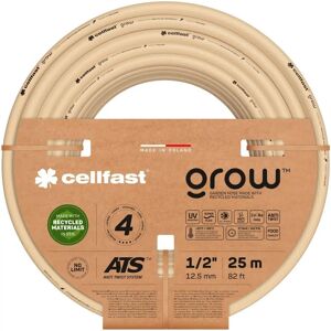 Cellfast Manguera de jardín grow 25 m 1/2" 12,5 mm - Manguera de jardín Cellfast Manguera de jardín grow 25 m 1/2" 12,5 mm - Manguera de jardín