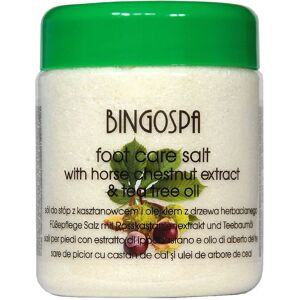 Sel pour les pieds à la châtaigne BINGOSPA - 550g - Publicité Sel pour les pieds à la châtaigne BINGOSPA - 550g - Publicité