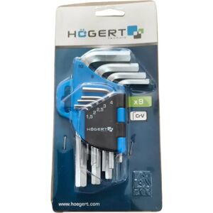 Högert - Jeu de clés Allen - Multicolore, acier S2, 9 pcs - Publicité Högert - Jeu de clés Allen - Multicolore, acier S2, 9 pcs - Publicité