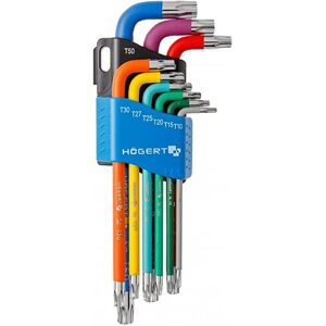 Högert Technik - 9-Piece Torx Key Set - Durable Steel Högert Technik - 9-Piece Torx Key Set - Durable Steel