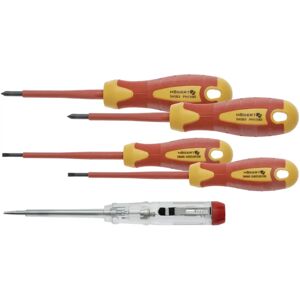 Högert Technik Elektrisch Schroevendraaier Set - 1000V, Geïsoleerd, 5 st. Högert Technik Elektrisch Schroevendraaier Set - 1000V, Geïsoleerd, 5 st.