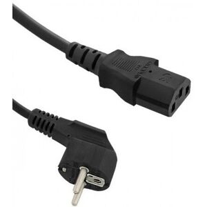 Qoltec 50549 Cable de alimentación negro 1,4 m - Cable de alimentación Qoltec 50549 Cable de alimentación negro 1,4 m - Cable de alimentación