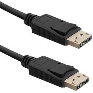 Qoltec DisplayPort-kabel - 1 M - Zwart - DisplayPort 1.4 Qoltec DisplayPort-kabel - 1 M - Zwart - DisplayPort 1.4