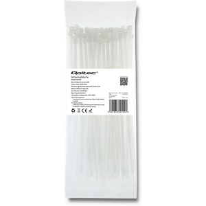 Qoltec 52199 Witte nylon ladder kabelbinders - kabelbinders Qoltec 52199 Witte nylon ladder kabelbinders - kabelbinders