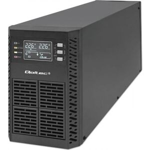 Qoltec 52281 Zasilacz bezprzerwowy - 2kVA, 2000W, LCD, USB, Online UPS Qoltec 52281 Zasilacz bezprzerwowy - 2kVA, 2000W, LCD, USB, Online UPS