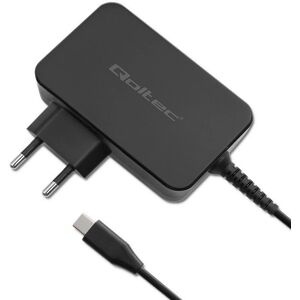 Qoltec Gan Power Pro Laturi - USB-C - 100W - Musta Qoltec Gan Power Pro Laturi - USB-C - 100W - Musta