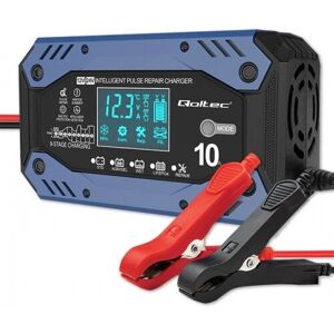 Qoltec 52482 Akkulaturi - 12/24V, LCD, 10A - Ajoneuvo Qoltec 52482 Akkulaturi - 12/24V, LCD, 10A - Ajoneuvo