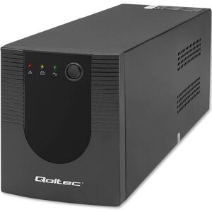 Qoltec 53776 Zasilacz bezprzerwowy - 1,5 kVA, 900 W, 4 Gniazdka Qoltec 53776 Zasilacz bezprzerwowy - 1,5 kVA, 900 W, 4 Gniazdka