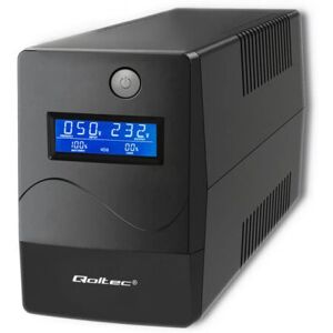 Qoltec Monolith UPS - 600W - 1000VA - LCD - USB - Rj45 Qoltec Monolith UPS - 600W - 1000VA - LCD - USB - Rj45