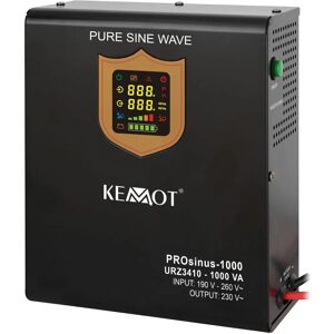 Kemot PROsinus-1000 UPS de parede com onda senoidal pura - 700W Kemot PROsinus-1000 UPS de parede com onda senoidal pura - 700W