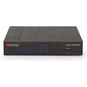 Ricevitore Satellite Opticum AX UHD 1500K - Full HD - Nero Ricevitore Satellite Opticum AX UHD 1500K - Full HD - Nero