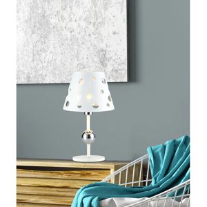 Candellux Batley 50501111 Biała Lampka Stołowa Candellux Batley 50501111 Biała Lampka Stołowa