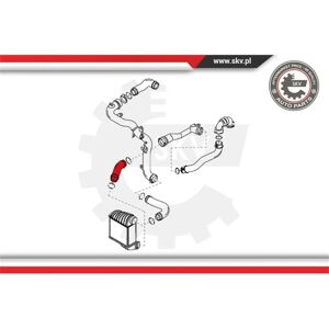 ESEN SKV Ladeluftschlauch - Verschiedene Durchmesser - Schwarz - 165mm - Für Audi, Seat, Skoda, VW ESEN SKV Ladeluftschlauch - Verschiedene Durchmesser - Schwarz - 165mm - Für Audi, Seat, Skoda, VW