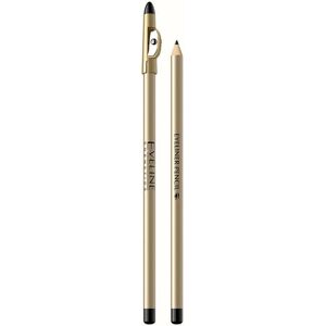 Lápis de sobrancelha Eveline Cosmetics - Preto 1,2 g - Delineador para mulheres Lápis de sobrancelha Eveline Cosmetics - Preto 1,2 g - Delineador para mulheres