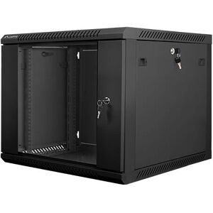 Armoire Rack Murale Lanberg 9U - Acier, Noir - Publicité Armoire Rack Murale Lanberg 9U - Acier, Noir - Publicité