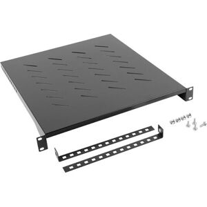 Raft rack Lanberg AK-1005-B - 19" 1U Negru 25kg Raft rack Lanberg AK-1005-B - 19" 1U Negru 25kg