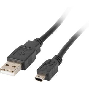 Câble USB Lanberg - 1,8m - USB 2.0 A vers Mini USB B - Noir - Publicité Câble USB Lanberg - 1,8m - USB 2.0 A vers Mini USB B - Noir - Publicité