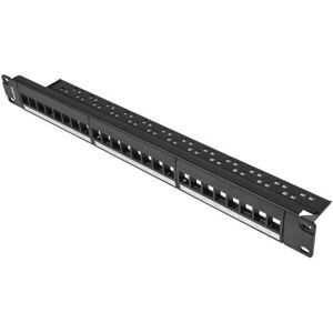 Lanberg PPKS-1024-B Patch Panel - 24 Ports, 1U, Black Lanberg PPKS-1024-B Patch Panel - 24 Ports, 1U, Black