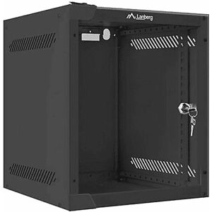 Lanberg WF10-2306-10B Steel Wall-Mounted 6U Rack Cabinet Lanberg WF10-2306-10B Steel Wall-Mounted 6U Rack Cabinet