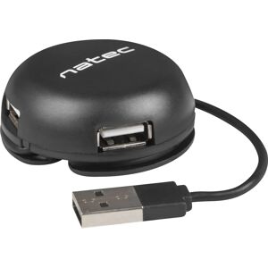 NATEC Bumblebee USB-Hub - 480 Mbit/s - Schwarz NATEC Bumblebee USB-Hub - 480 Mbit/s - Schwarz