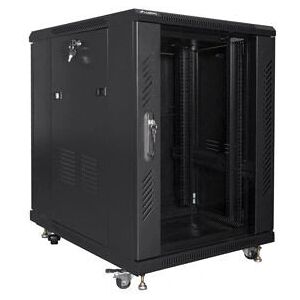 Lanberg 15U rack szekrény - Fekete Lanberg 15U rack szekrény - Fekete