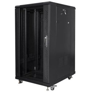 Armário rack Lanberg FF01-6822-12B - 22U - Preto Armário rack Lanberg FF01-6822-12B - 22U - Preto