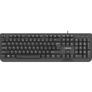 NATEC Trout Preto QWERTY Espanhol - Teclado NATEC Trout Preto QWERTY Espanhol - Teclado