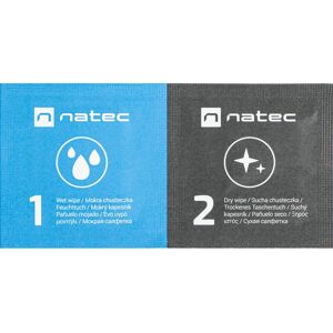 Kit de nettoyage universel Natec NSC-1797 - Lingettes humides et sèches Kit de nettoyage universel Natec NSC-1797 - Lingettes humides et sèches