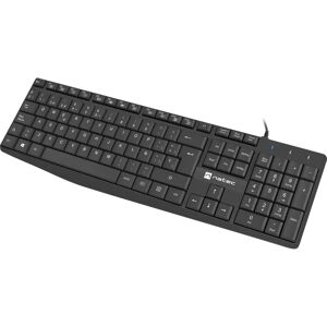 Teclado QWERTY Preto NATEC NKL-1948 - Acessórios de Computador Teclado QWERTY Preto NATEC NKL-1948 - Acessórios de Computador