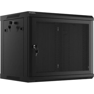 Lanberg Wall-Mounted 9U Rack Cabinet - Black Lanberg Wall-Mounted 9U Rack Cabinet - Black