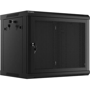 Armadio rack da parete Lanberg 9U - Nero Armadio rack da parete Lanberg 9U - Nero
