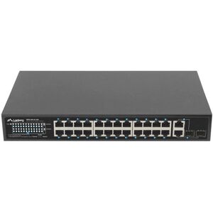 Lanberg RSFE-24P-2C-250 Gigabit PoE Network Switch - Unmanaged Lanberg RSFE-24P-2C-250 Gigabit PoE Network Switch - Unmanaged