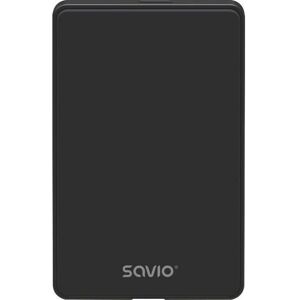 Caja para HDD/SSD externo Savio AK-73 - 2,5" USB 2.0 Caja para HDD/SSD externo Savio AK-73 - 2,5" USB 2.0