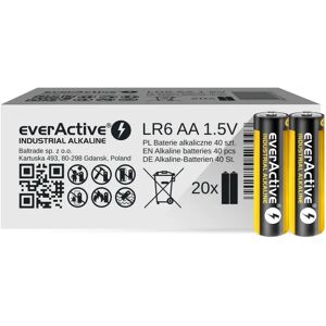 Everactive LR6 AA alkaline batterij - Wegwerp 1,5V Everactive LR6 AA alkaline batterij - Wegwerp 1,5V