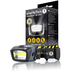 Lampe frontale LED Everactive HL150 - Torche, 3W, 150 Lm - Publicité Lampe frontale LED Everactive HL150 - Torche, 3W, 150 Lm - Publicité