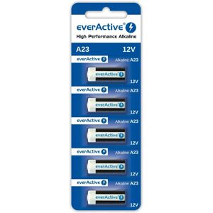 EverActive A23 Hoge Prestatie 12V Batterijen - 5 stuks EverActive A23 Hoge Prestatie 12V Batterijen - 5 stuks