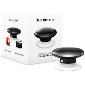Fibaro Czarny Przycisk - Bezprzewodowy Sterownik Alarmu - Inteligentny Dom Fibaro Czarny Przycisk - Bezprzewodowy Sterownik Alarmu - Inteligentny Dom