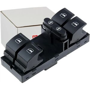 VW Touareg 2002-2010 Black Driver-Side Electric Window Switch VW Touareg 2002-2010 Black Driver-Side Electric Window Switch