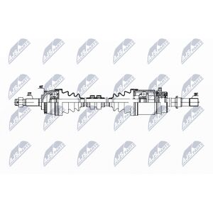 Nissan NPW-NS-157 Drive Shaft - Front Right - Manual Transmission Nissan NPW-NS-157 Drive Shaft - Front Right - Manual Transmission
