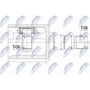 NTY NPW-VV-093 Drive Shaft Joint Kit for Volvo V40 NTY NPW-VV-093 Drive Shaft Joint Kit for Volvo V40